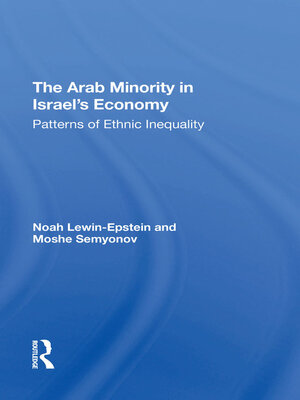 cover image of The Arab Minority In Israel's Economy